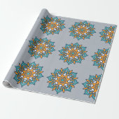 Mosaicaanse moroccan cadeaupapier (Uitgerold)
