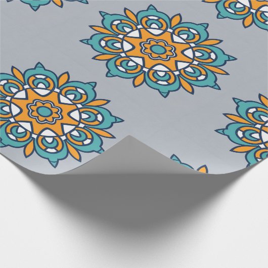 Mosaicaanse moroccan cadeaupapier (Hoek)
