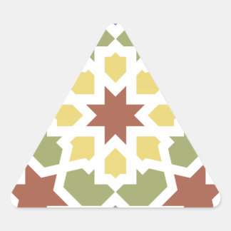 Mosaico geométrico de arabescos de Marruecos. Sticker