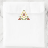 Mosaico geométrico de arabescos de Marruecos. Sticker (Tas)