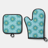 Mosaico Marino Ovenwant & Pannenlap Set (Voorkant)
