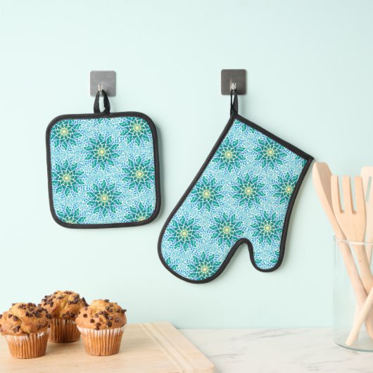 Mosaico Marino Ovenwant & Pannenlap Set (Insitu(Ophanging))