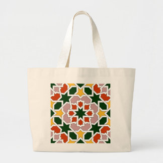 Mosaico y arte de Marruecos. Arabescos y geometría Grote Tote Bag