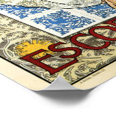 MOSAICOS Tegels Mosaic Barcelona Spanje Art Nouvea Poster (Hoek)