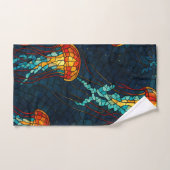 Mosaik-Quallen Bad Handdoek (Handdoek)