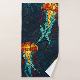 Mosaik-Quallen  Badhanddoek