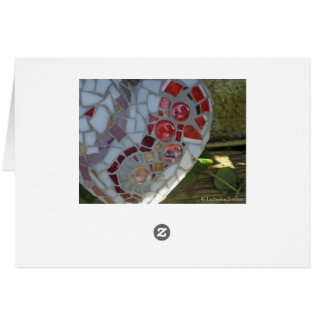 Mosaik-rot-Herzkarte