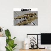 Mosasaur Poster (Thuiskantoor)
