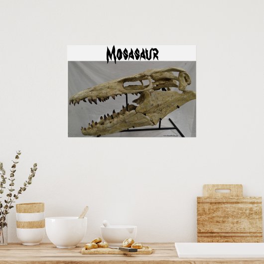 Mosasaur Poster (Keuken)