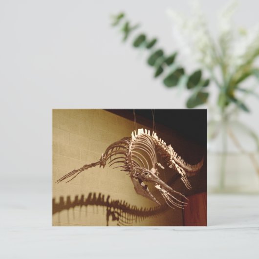 Mosasaur - "Zee Lizard" Briefkaart (Staand voorkant)