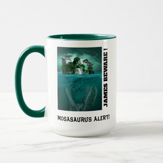 Mosasaurus Alarm! Dinosaur Aanval Mok (Links)