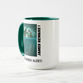 Mosasaurus Alarm! Dinosaur Aanval Mok (Voorkant links)