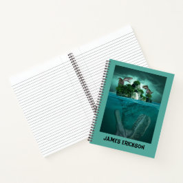 Mosasaurus Alert! Jurassic World Dino aanpassen Notitieboek