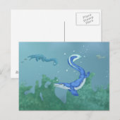 Mosasaurus Briefkaart (Voorkant / Achterkant)
