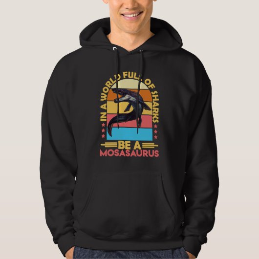Mosasaurus Dino Prehistoric Dinosaur 6 Hoodie (Voorkant)