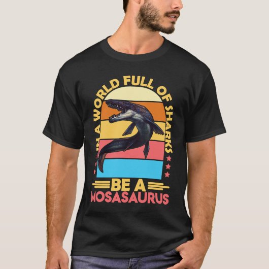Mosasaurus Dino Prehistoric Dinosaur 6 T-shirt (Voorkant)