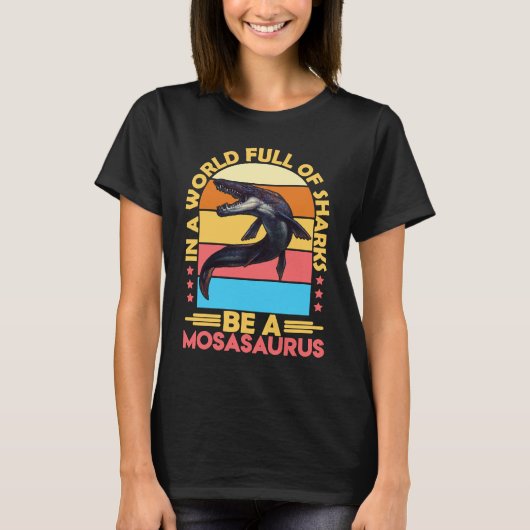 Mosasaurus Dino Prehistoric Dinosaur 6 T-shirt (Voorkant)