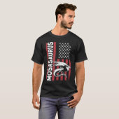 Mosasaurus Dino Prehistorische Dinosaur 1 T-shirt (Voorkant volledig)