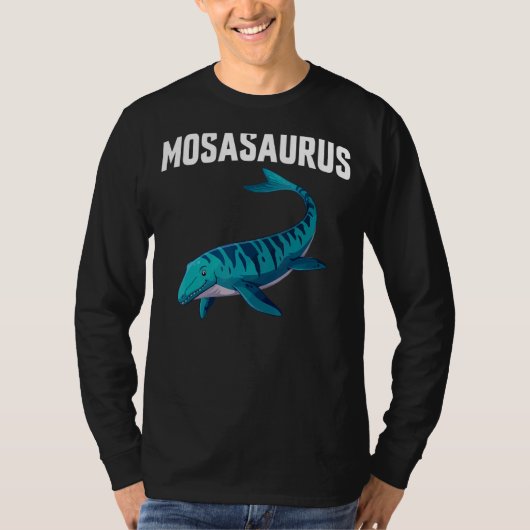 Mosasaurus Dino Prehistorische Dinosaur 2 T-shirt (Voorkant)