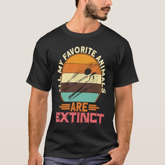 Mosasaurus Dino Prehistorische Dinosaur 5 T-shirt (Voorkant)