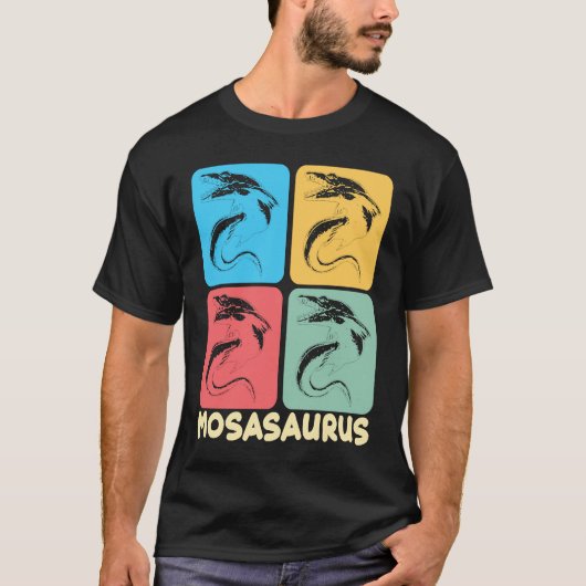 Mosasaurus Dino Prehistorische Dinosaur T-shirt (Voorkant)