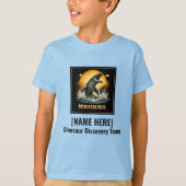 Mosasaurus Dinosaur Ontdekkings Team T-shirt (Voorkant)