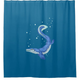 Mosasaurus Douchegordijn