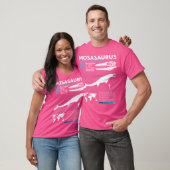 Mosasaurus Fact Sheet Dinosaurus Feiten T-shirt (Unisex)