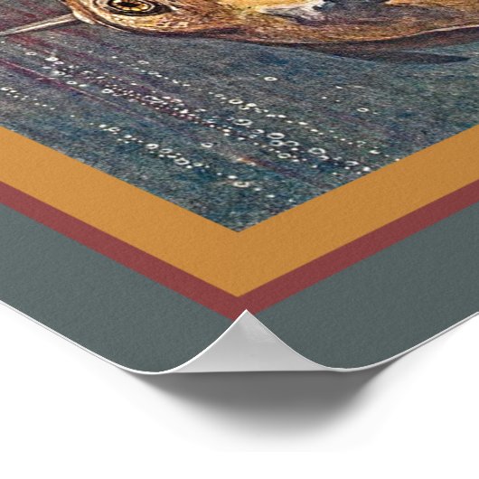 Mosasaurus & Ichthyosaurs ca.1912 Heinrich Harder Poster (Hoek)