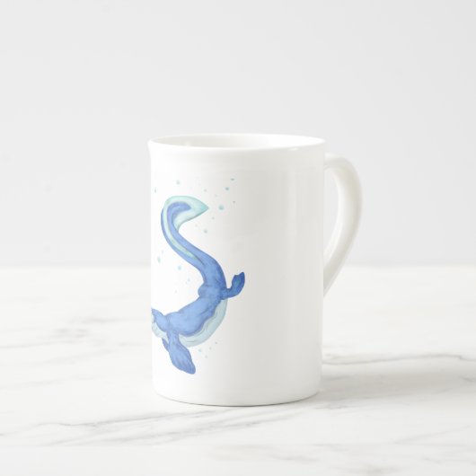 Mosasaurus Porselein Kop (Voorkant rechts)