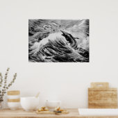 Mosasaurus Prehistorische Animal Antiek Print (Keuken)