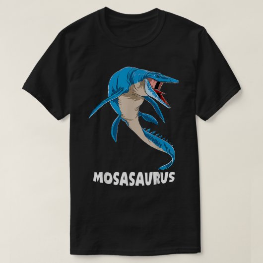 Mosasaurus Prehistorische Design T-shirt (Design voorkant)