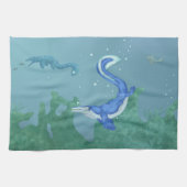 Mosasaurus Theedoek (Horizontaal)