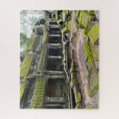 Mosbedekte Tempel Ta Prohm Cambodja Legpuzzel (Verticaal)
