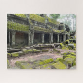Mosbedekte Tempel Ta Prohm Cambodja Legpuzzel (Horizontaal)