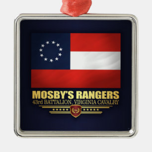 Mosby's 43e Bataljon, Virginia Cavalry Metalen Ornament