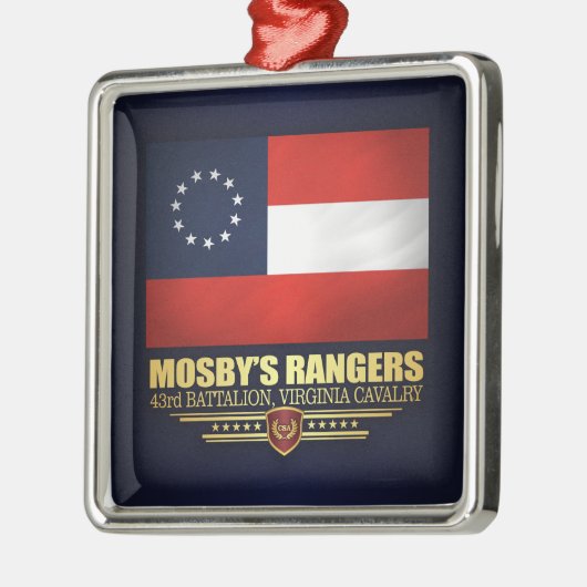 Mosby's 43e Bataljon, Virginia Cavalry Metalen Ornament (Links)