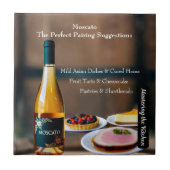 Moscato Wine Pairing Guide/Mastering the Kitchen Tegeltje (Voorkant)