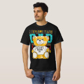 Moschino JERSEY T-SHIRT BRUSHSTROKE TEDDY BEAR (Voorkant volledig)