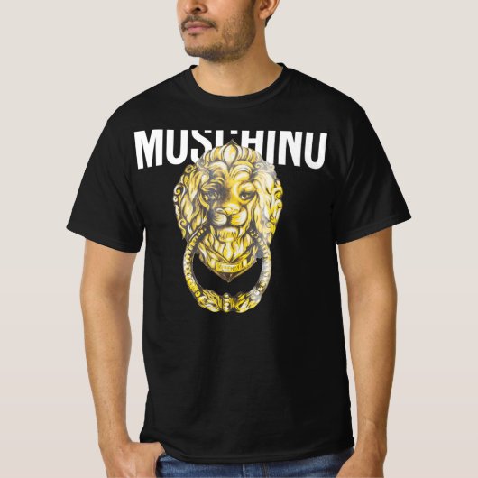 MOSCHINO LION HEAD HANDLE JERSEY T-SHIRT (Voorkant)