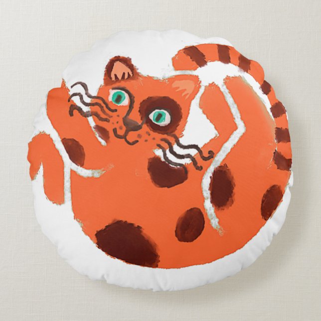 moscodubardv rond kussen (Voorkant)