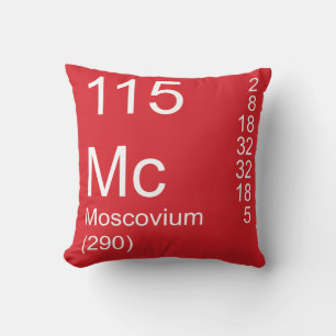 Moscovium Kussen