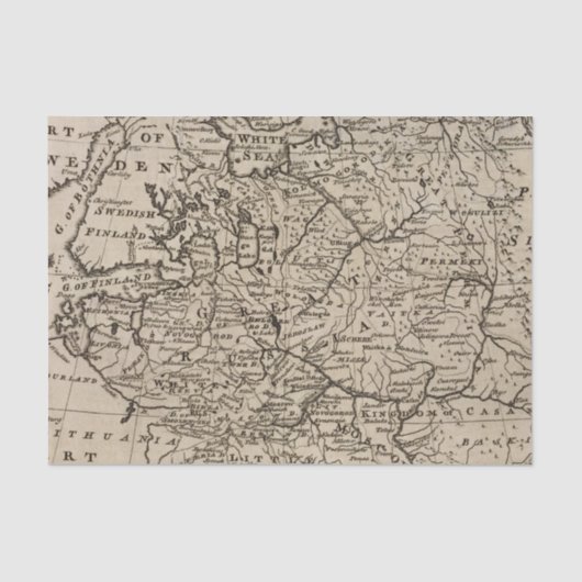 Moscovy, Rusland Tissuepapier (Voorkant)