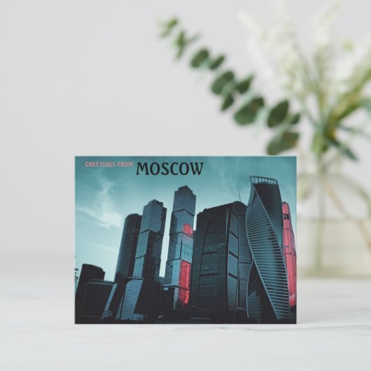 MOSCOW BRIEFKAART (Staand voorkant)