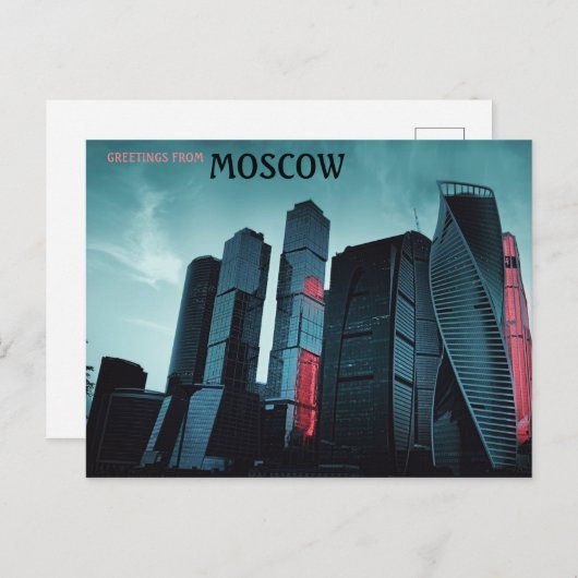 MOSCOW BRIEFKAART (Voorkant / Achterkant)