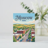 Moscow Idaho Briefkaart (Staand voorkant)