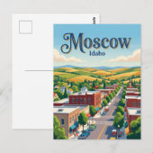 Moscow Idaho Briefkaart (Voorkant / Achterkant)