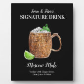 Moscow Mule • PERSONALISEER deze Handtekeningdrank Fotoplaat (Voorkant)