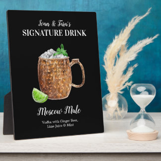 Moscow Mule • PERSONALISEER deze Handtekeningdrank Fotoplaat