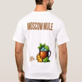 Moscow Mule T-Shirt – Classic Copper Mug Cocktail (Achterkant)
